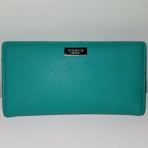 NWOT Kate Spade Jade Green Stacey Wallet